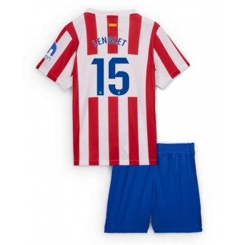 Billige Fotballdrakt Atletico Madrid Clement Lenglet #15 Replika Hjemmedraktsett Barn 2025-26 Kortermet (med bukser)